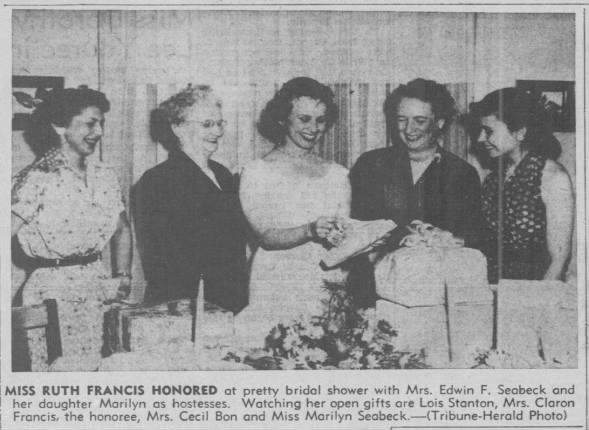 Marilyn Seabeck 1953